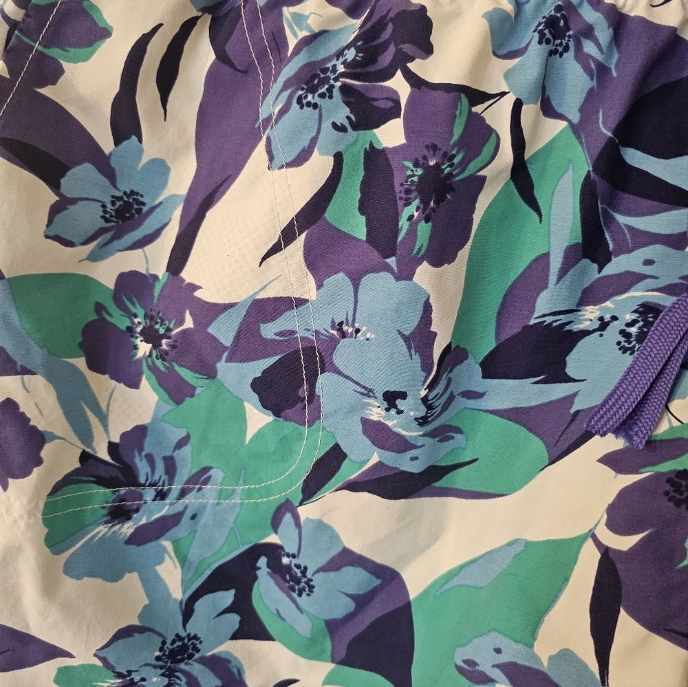 Columbia NWT Sandy River II Printed Shorts  Purple Lotus Women’s Size 2X - Picture 2 of 6